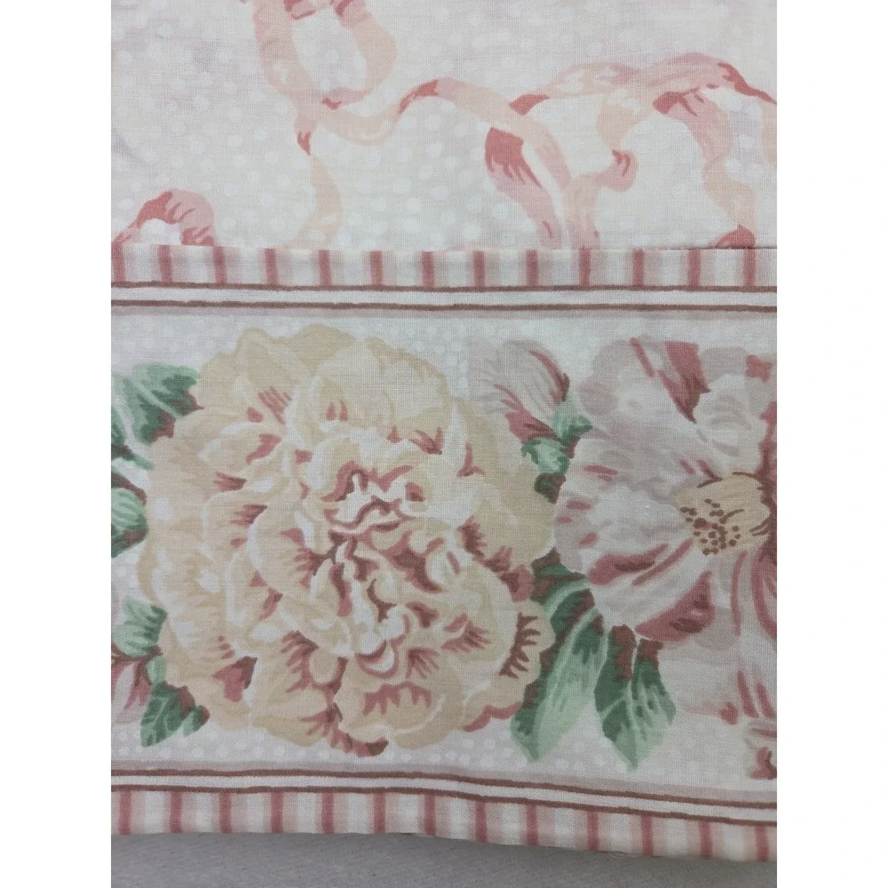 Vintage 80‎ 90s Cottagecore Grandmillennial Floral Valances Dots Romantic Set